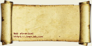 Strahinja Debeljak vizit kartica